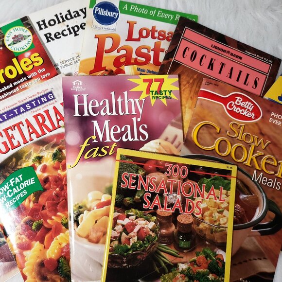 80s 90s Vintage Recipes Cook Book Magazines Booklet Collection Assortment - Picture 6 of 8